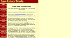 Desktop Screenshot of law-school-books.com