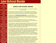 Tablet Screenshot of law-school-books.com